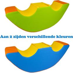 Soft Play Foam Schommelwip multicolor | rocker | wipwap | foamblokken | bouwblokken | Soft play speelgoed | schuimblokken